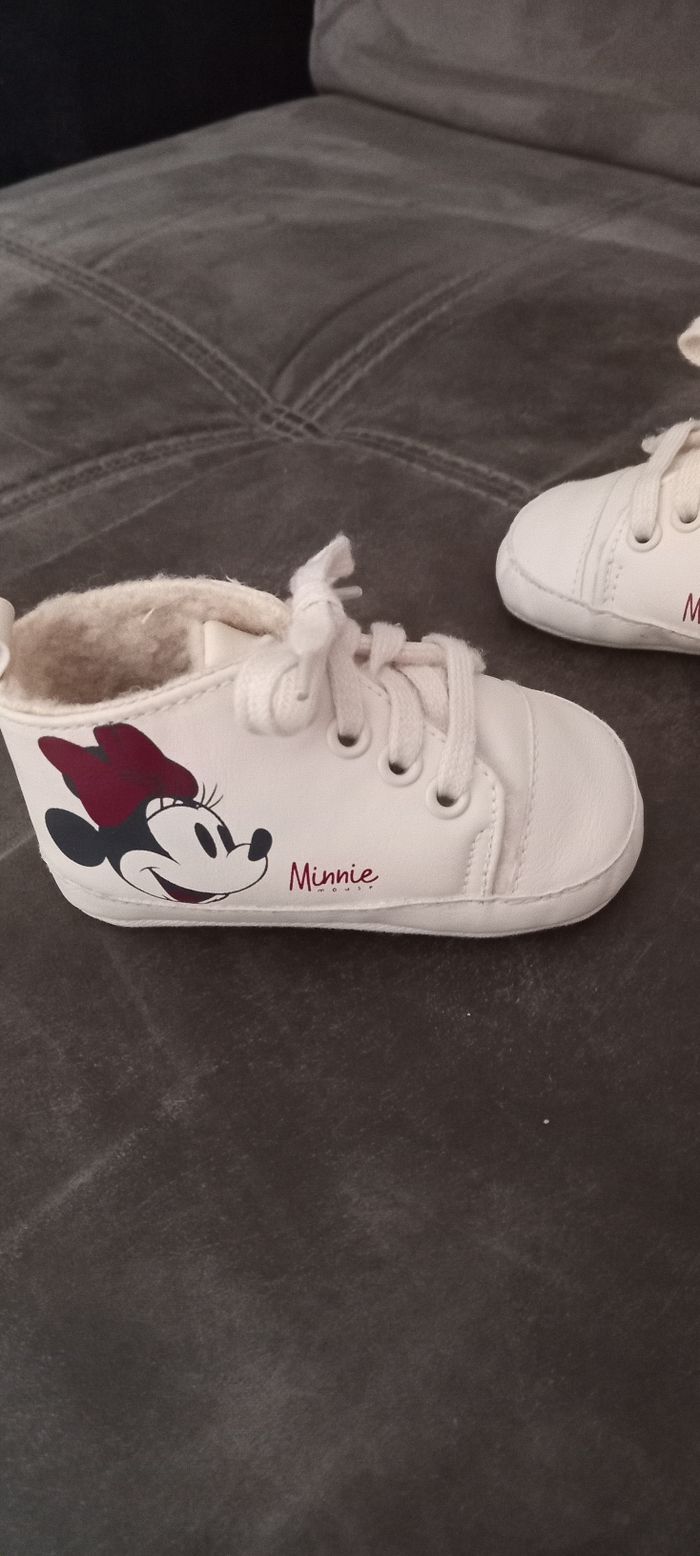 Chaussons bébé minnie - photo numéro 2