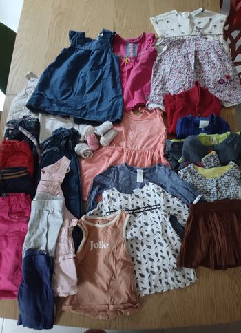 Lot fille 12 mois printemps été