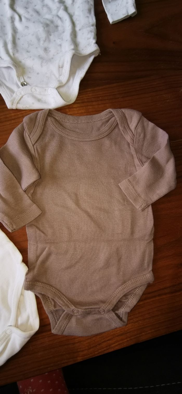 Bodies manches longues bébé garçon 3mois - photo numéro 2