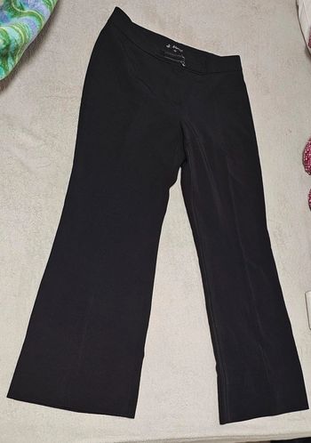 🪷pantalon large en bas friponne