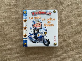 Livre La moto de police de Yannis