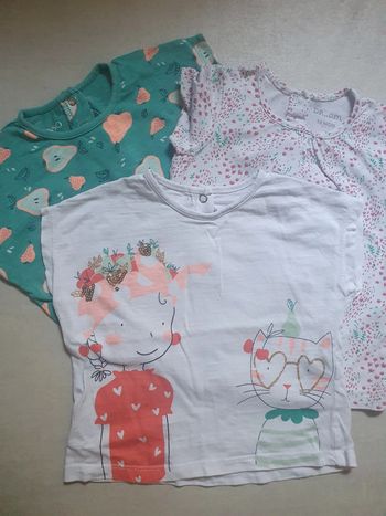Lot de tee shirts 18 mois