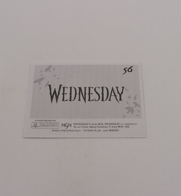 Panini sticker Mercredi n°56. - photo numéro 3