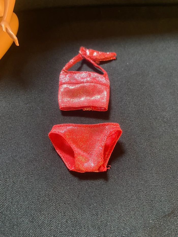 Ensemble rouge brillant barbie