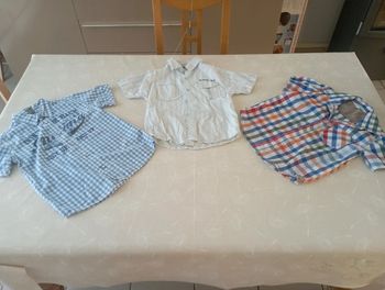 Lot 3 chemise manches courtes marques diverses 6 ans neuves 12€