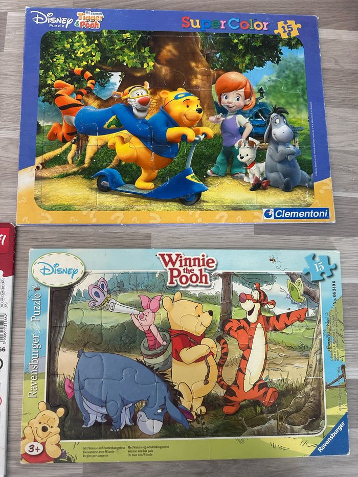 Lot de 5 puzzles de 15 à 20 pièces - photo numéro 2