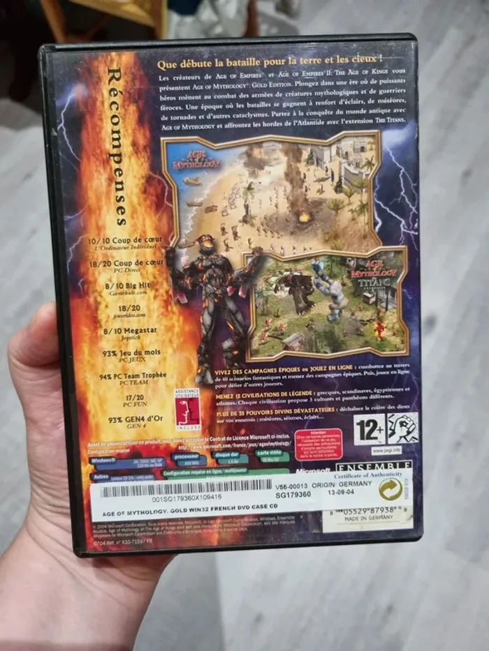 Jeux PC Age Mythologie gold édition Microsoft Pegi 12 - photo numéro 2