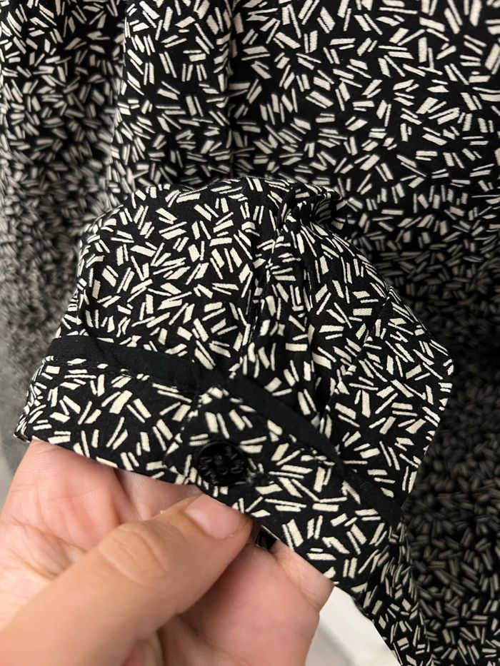 Blouse manches longues noir et blanc By Mo - photo numéro 5