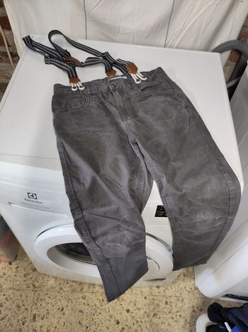 Pantalon à bretelles Gémo 10 ans