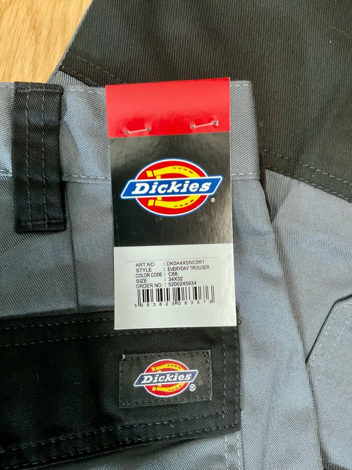 Cargo Dickies Gris et Noir taille W33/L34 - photo numéro 5