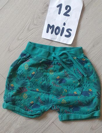 Short 12mois garçon tape à l'œil 74cm