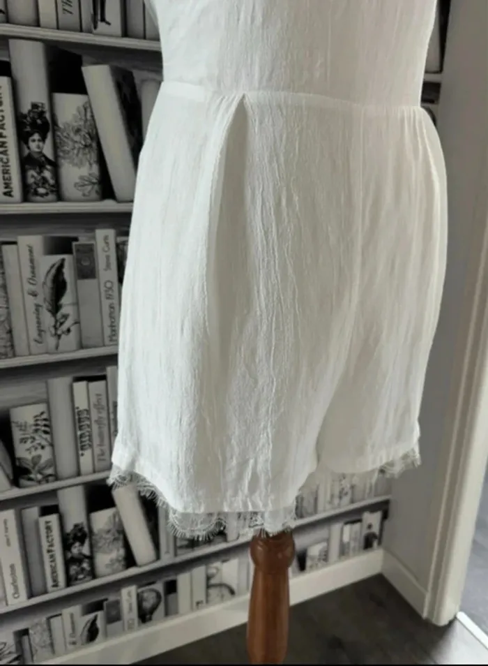 Superbe combishort blanche Mango taille S ou 36 - photo numéro 7