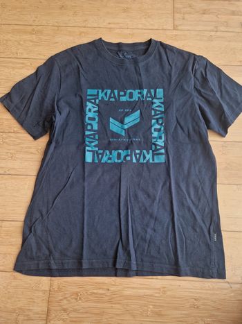 T-shirt homme bleu marine Kaporal M