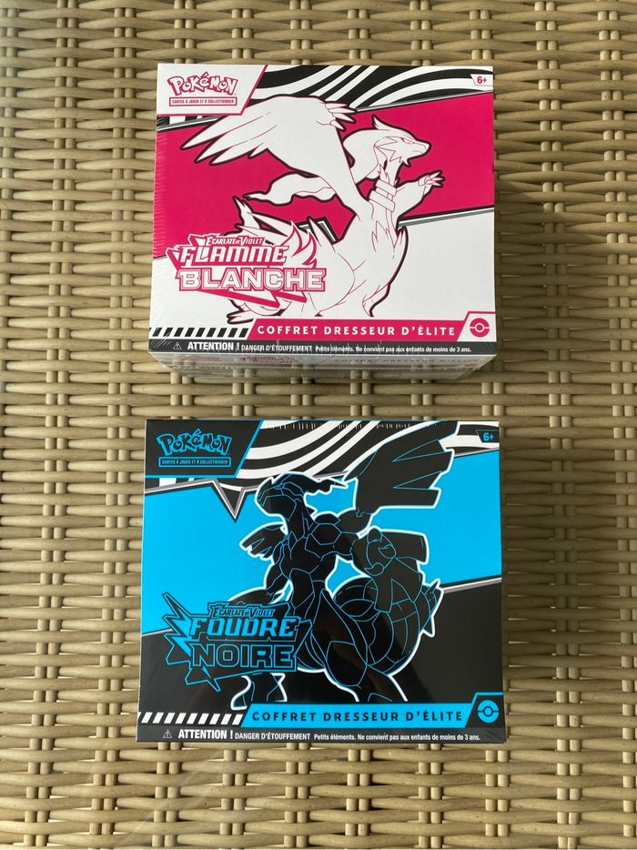 2etb pokemon ev10.5 noir et blanche FR Scellé