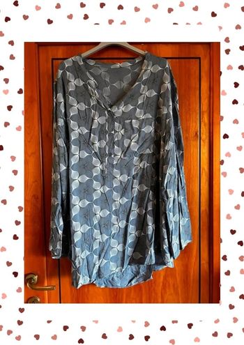 Blouse/tunique manches longues taille unique