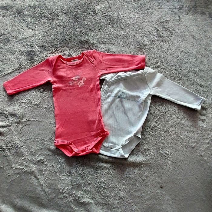 Lot 2 Bodies fille Petit Bateau