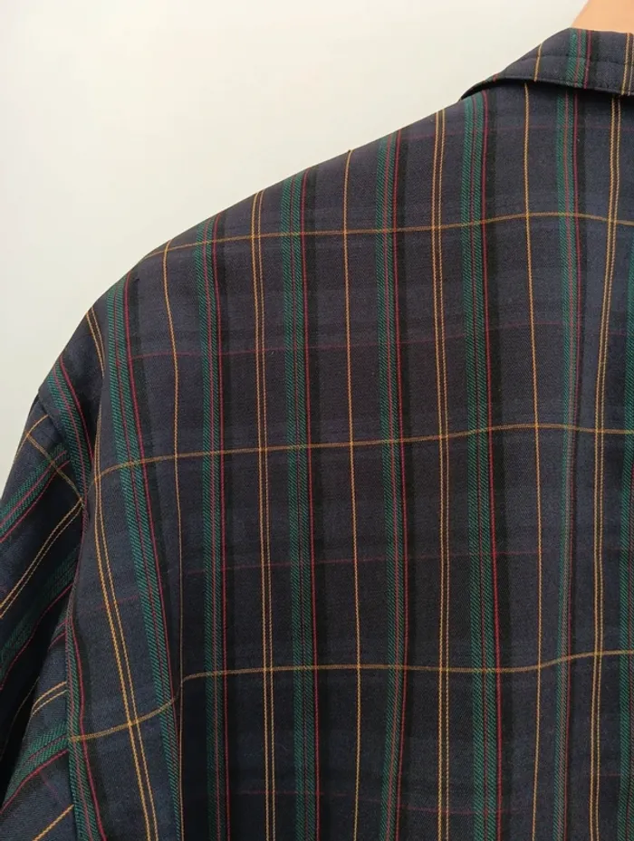 Blouson vintage à carreaux - photo numéro 10