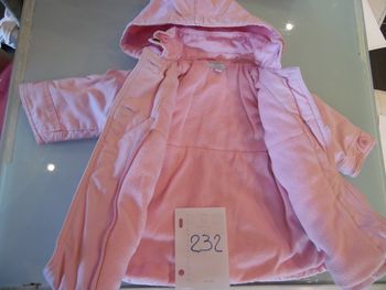 manteau 12 mois tout molletonné a l'intérieur