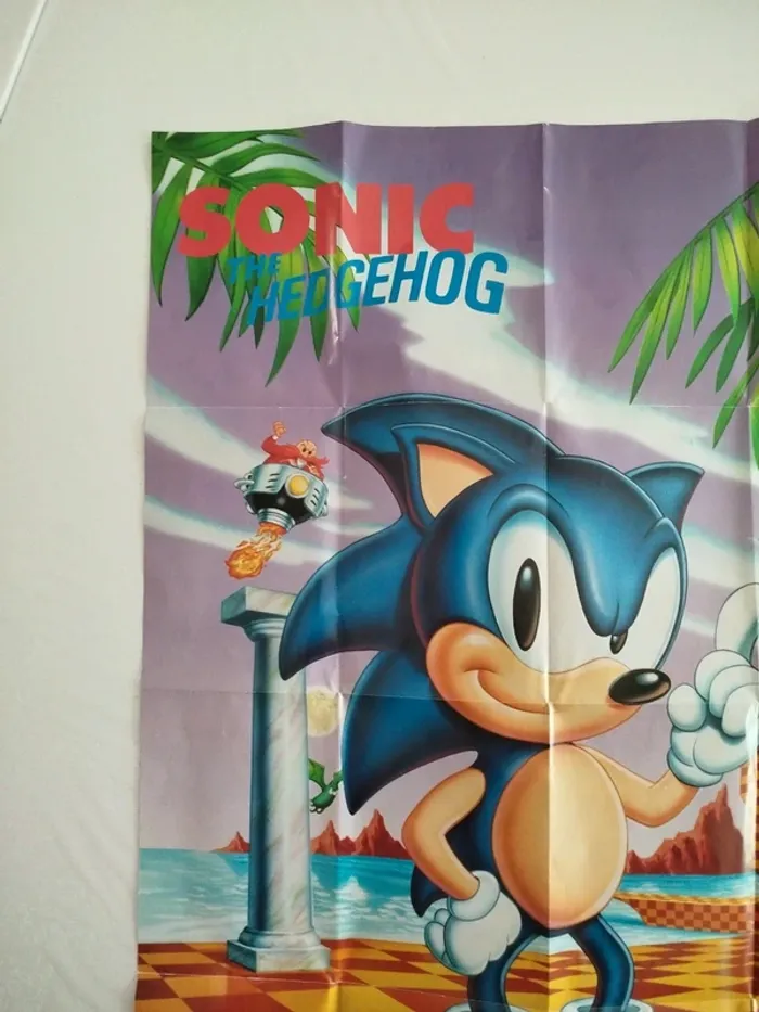 Poster sonic/ jeux Megadrive - photo numéro 10