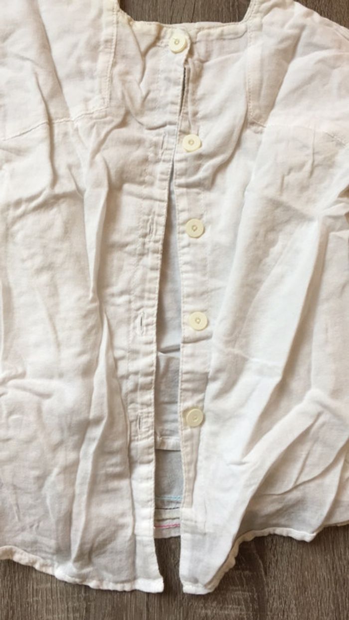 Jolie robe manches courtes brodée/ la compagnie des petits/ 12 mois - photo numéro 5