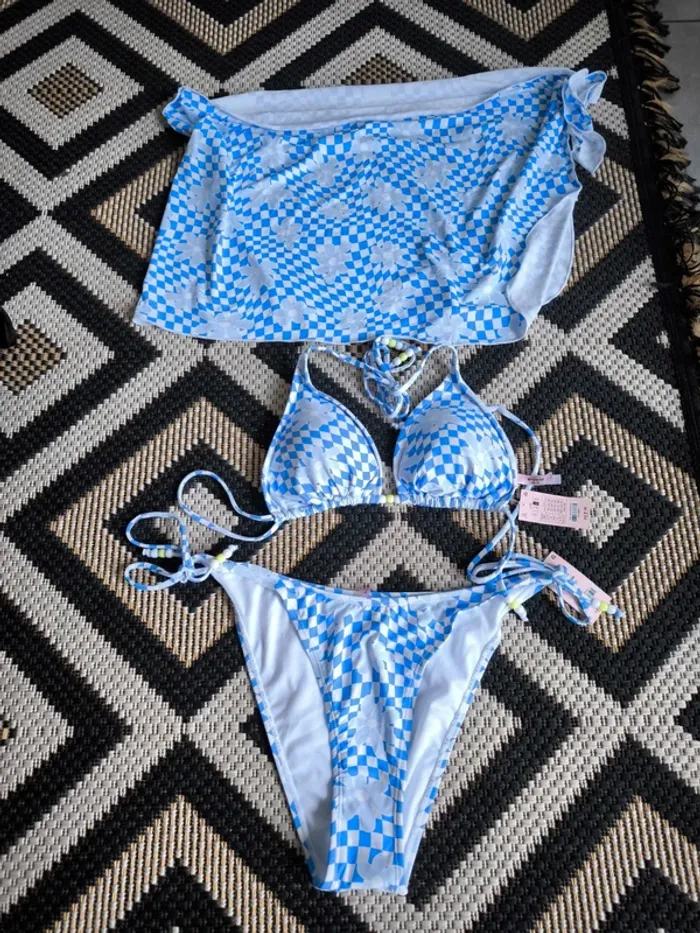 Maillot de bain ardene taille L 3 pièce neuf