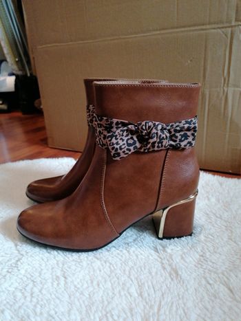 Bottines femme léopard 