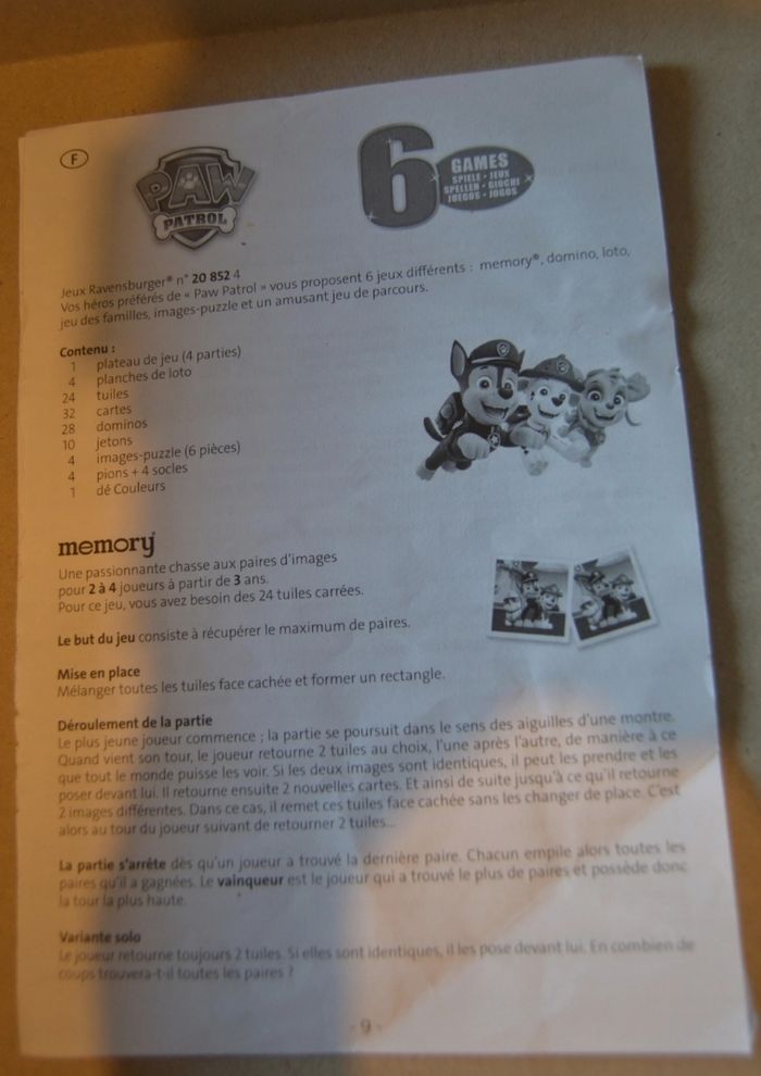 Jeu de société pat patrouille - photo numéro 2