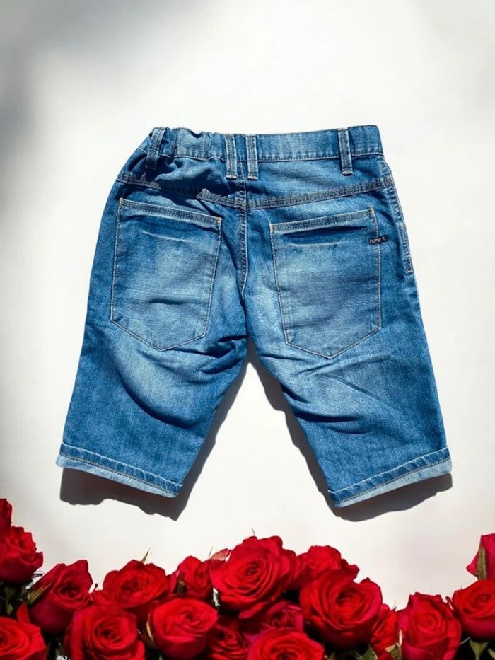 🌹 Short/pantacourt en jean bleu "Name It" - garçon Taille 12 ans 🌹 - photo numéro 2