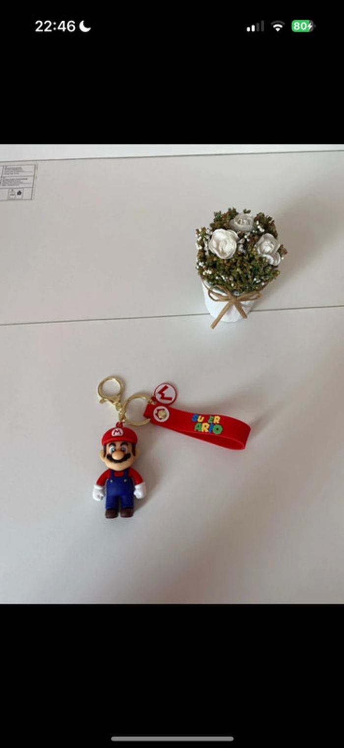Porte clé super Mario neuf