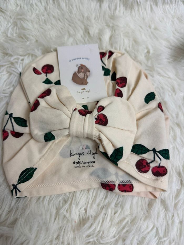 Lot de 2 couvres chef Konges Slojd taille 6-9 mois - photo numéro 2