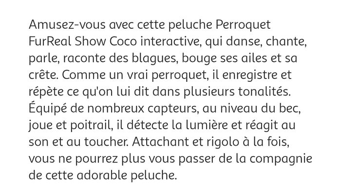 Peluche interactive - photo numéro 5