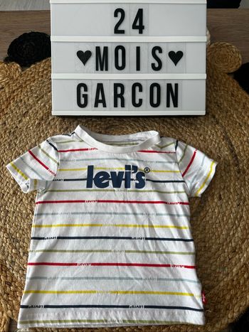 Tee shirt manches courtes Levi’s 24 mois