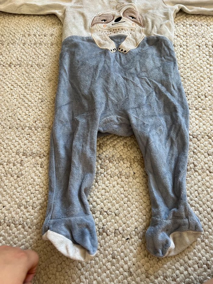 Pyjama velour 9 mois - photo numéro 4