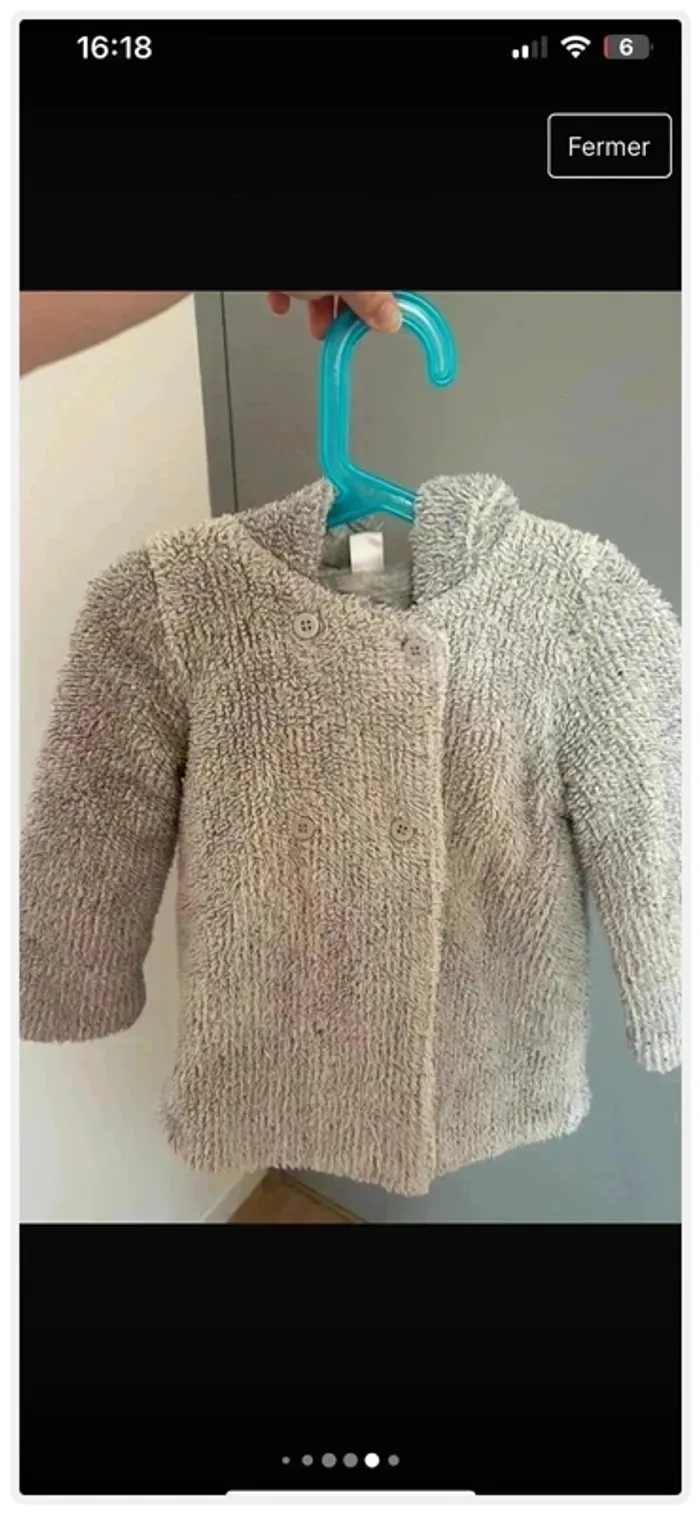 Manteau veste hiver 36 mois, tex - photo numéro 6