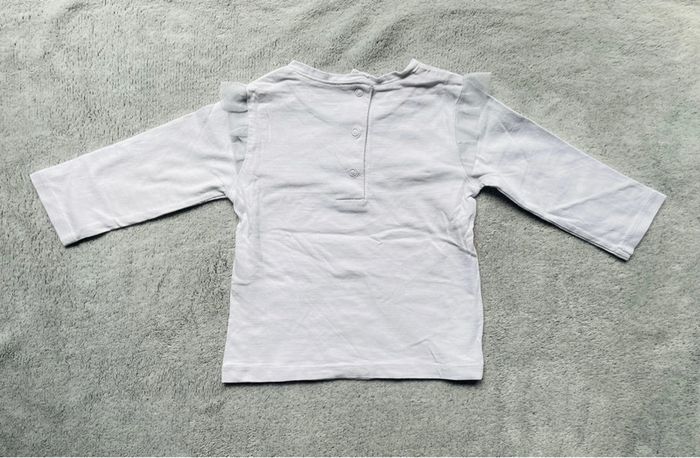 Tee shirt manches longues, fille, 12 mois - photo numéro 3