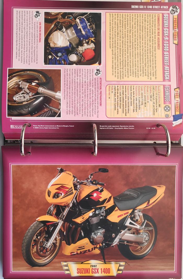 Classeur Motos Passion - Préparations & Customs (175 fiches) - photo numéro 9