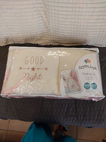 Tour de lit + gigoteuse domiva licorne