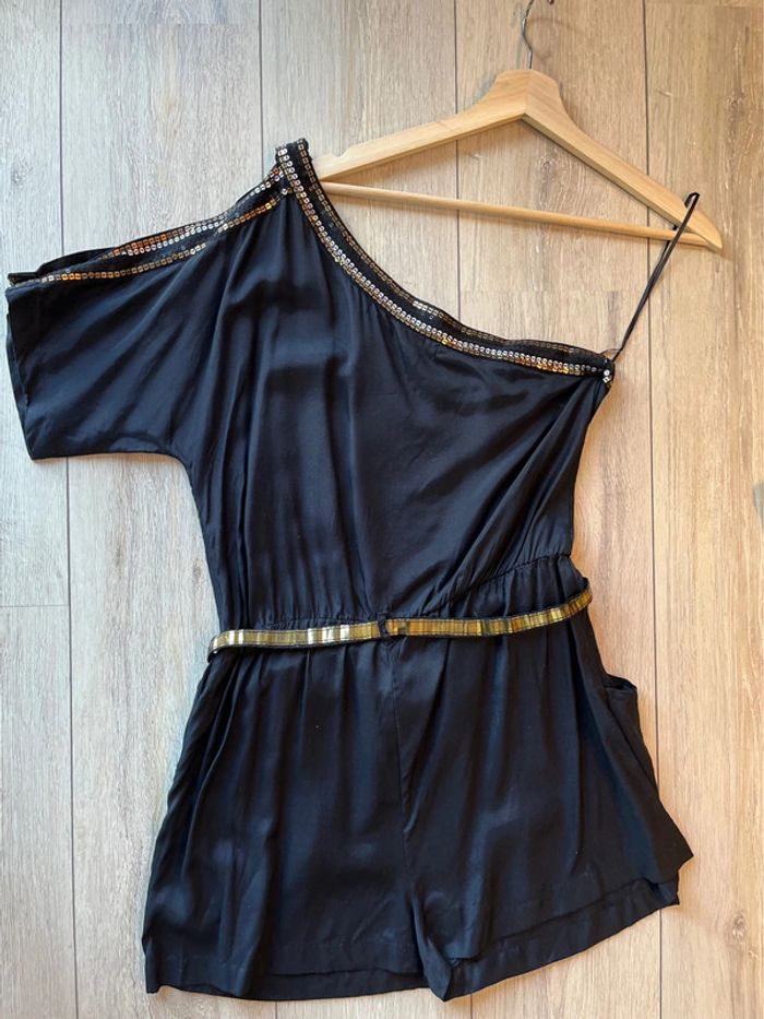 Combi-short noir Stradivarius - photo numéro 2
