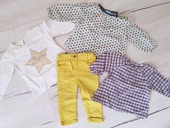 Ensemble 4 pièces fille 12mois orchestra obaibi gemo