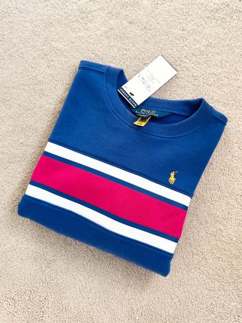 Sweat Ralph Lauren - Bleu / Rose