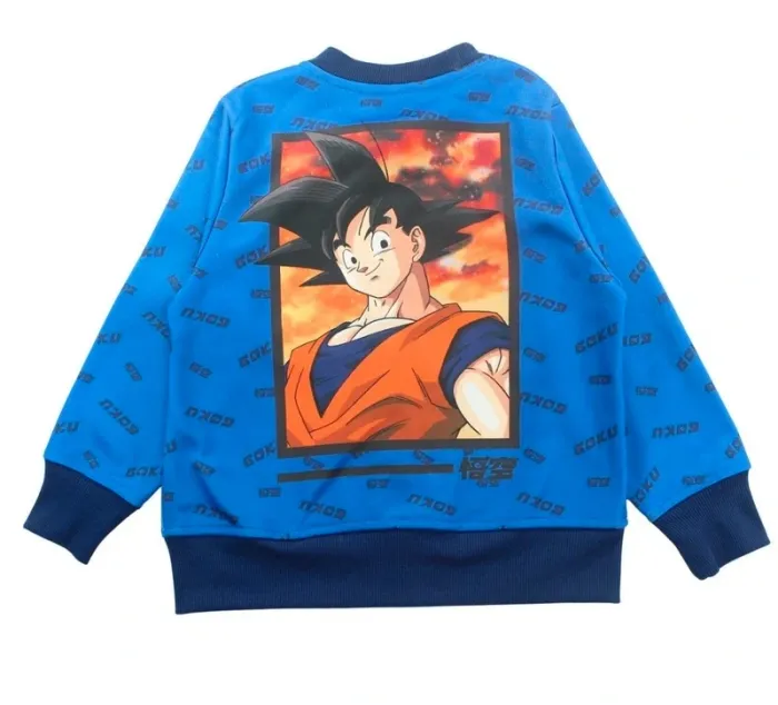 Ensemble jogging survêtement veste zip dragon ball z neuf 10 ans - photo numéro 4