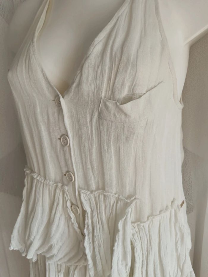 Sonia Rykiel | Robe à volant effet lin | t. 40 - photo numéro 6