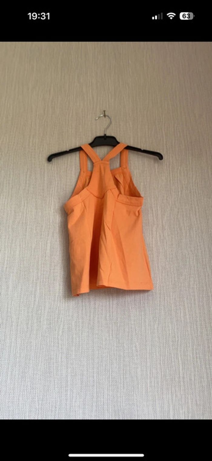 Debardeur orange tao 8 ans - photo numéro 2
