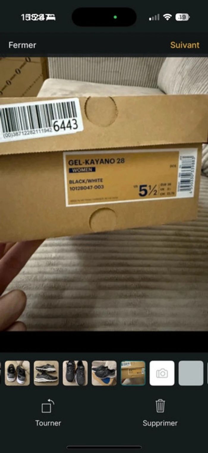 Asics Gel-Kayano 28 Femme – Neuves T.36 – Qualité running premium - photo numéro 10