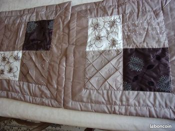 2 grandes housses coussin 60 x 60