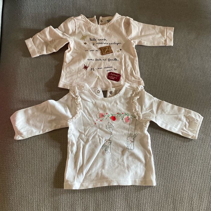 2 hauts manches longues