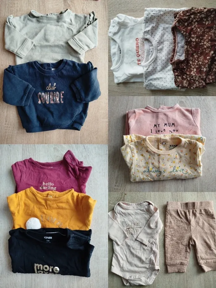 Lot 1 mois 12 pièce