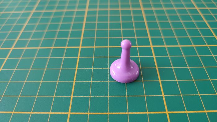 Pion violet professeur violet en l'état Cluedo miro-meccano pièce détachée jeu de société #E26