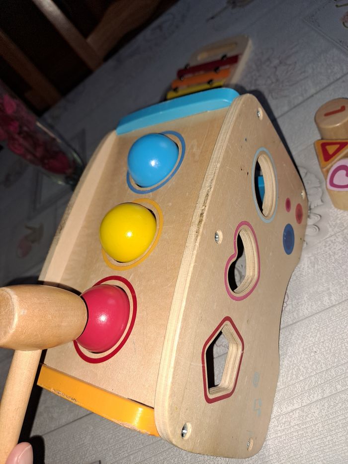 Rolimate boîte à formes, xylophone et jeu du marteau - photo numéro 4