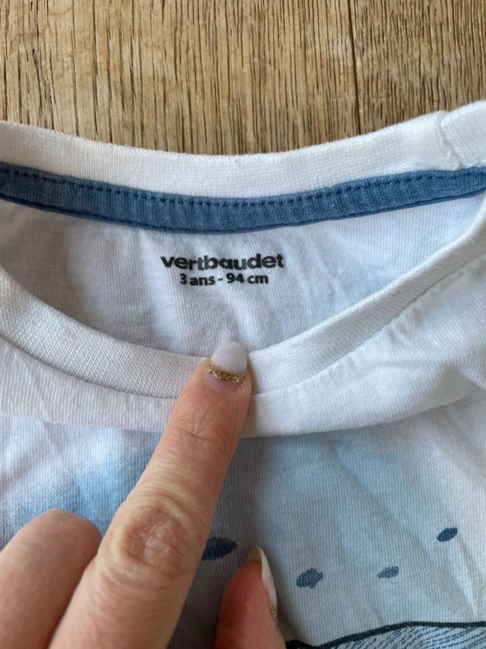Tee-shirt Vertbaudet 3 ans - photo numéro 3